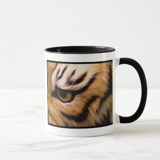 Tiger-Foto-Kaffee-Tasse Tasse (Rechts)