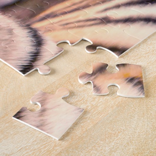 Tiger Foto Portrait Puzzle (Seite)