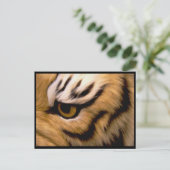 Tiger Foto Postcard Postkarte (Stehend Vorderseite)