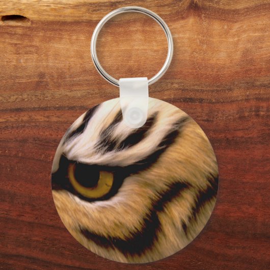 Tiger Foto Schlüsselanhänger (Vorderseite)