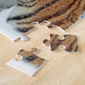 Tiger Foto Snow Mountains TierWinter Puzzle (Seite)
