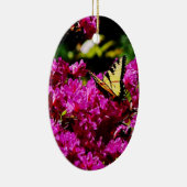 Tiger-Frack auf Azalea Keramikornament (Rechts)