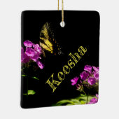 Tiger-Frack auf Phlox Keramikornament (Rechts)