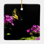 Tiger-Frack auf Phlox Keramikornament (Rückseite)