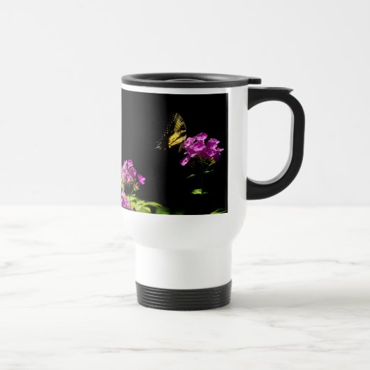 Tiger-Frack auf Phlox - Sommer Reisebecher (Rechts)