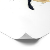 Tiger Frack Butterfly Art Print Poster (Ecke)