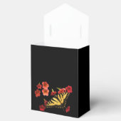 Tiger Frack Butterfly auf Roten Blume Geschenkschachtel (Geöffnet)