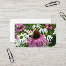 Tiger Frack Butterfly Blume Business Card