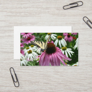 Tiger Frack Butterfly Blume Business Card Visitenkarte