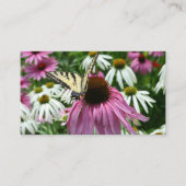 Tiger Frack Butterfly Blume Business Card Visitenkarte (Vorderseite)