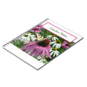 Tiger Frack Butterfly Blume Spiral Notebook Notizblock (Linke Seite)
