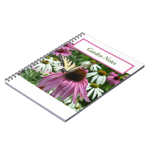 Tiger Frack Butterfly Blume Spiral Notebook Notizblock (Linke Seite)