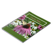 Tiger Frack Butterfly Blume Spiral Notebook Notizblock (Linke Seite)