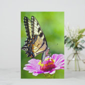Tiger Frack Butterfly Briefpapier (Stehend Vorderseite)