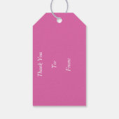 Tiger Frack Butterfly Conflower - Geschenk-Tag Geschenkanhänger (Rückseite)