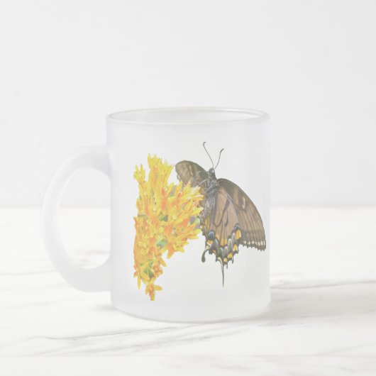 Tiger Frack Butterfly - Dunkle Phase Mattglastasse (Links)