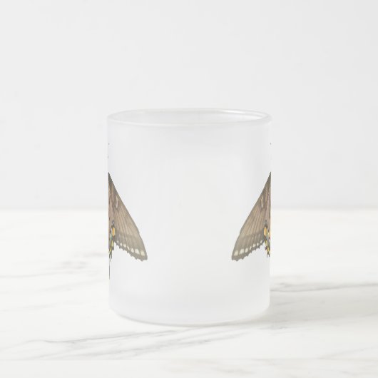 Tiger Frack Butterfly - Dunkle Phase Mattglastasse (Mittel)