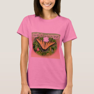 Tiger Frack Butterfly Jeden Tag ist ein Geschenk T-Shirt