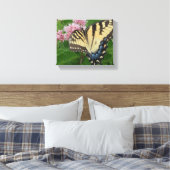 Tiger Frack Butterfly Leinwanddruck (Insitu (Schlafzimmer))