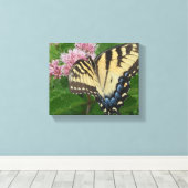 Tiger Frack Butterfly Leinwanddruck (Insitu (Holzboden))