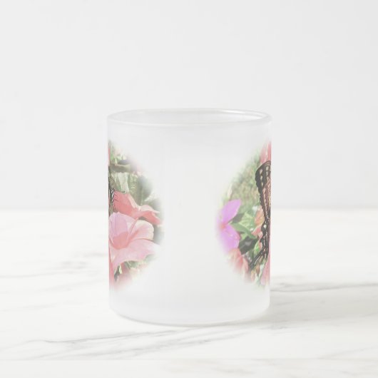 Tiger Frack Butterfly Mattglastasse (Mittel)