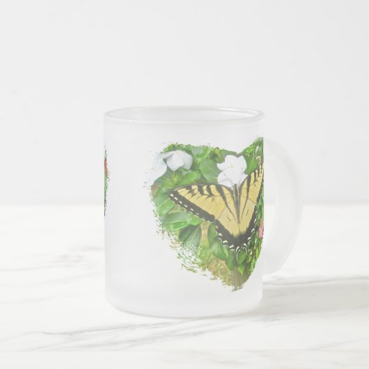 Tiger Frack Butterfly Mattglastasse (VorderseiteRechts)