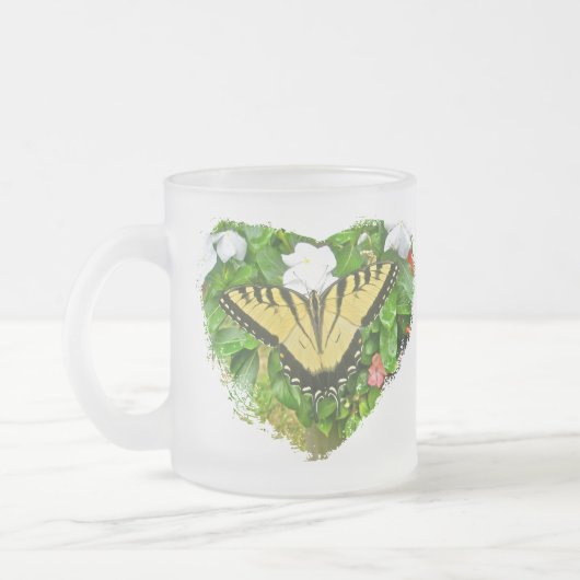 Tiger Frack Butterfly Mattglastasse (Links)