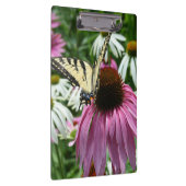 Tiger Frack Butterfly On Blume Clipboard Klemmbrett (Rechts)
