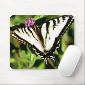 Tiger Frack Butterfly. Papilio glacus. Mousepad (Mit Mouse)
