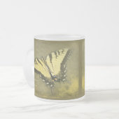Tiger Frack Butterfly - Papilio glaucus Mattglastasse (Vorderseite Links)