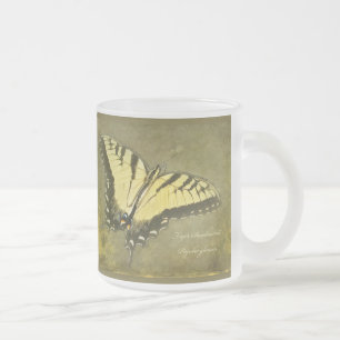 Tiger Frack Butterfly - Papilio glaucus Mattglastasse