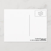 Tiger Frack Butterfly Postkarte (Rückseite)