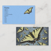 Tiger Frack Butterfly Visitenkarte (Vorne/Hinten)