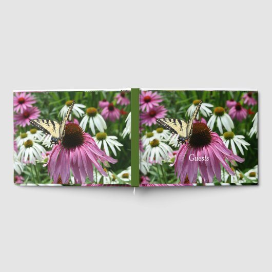 Tiger Frack Buttrerfly Coneflower Gästebuch (Voll)