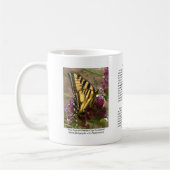 Tiger-Frack mit Rosen-der weisen Kaffee-Tasse Kaffeetasse (Links)