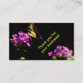 Tiger Frack Schmetterling auf Phlox im Sommer Visitenkarte (Vorderseite)