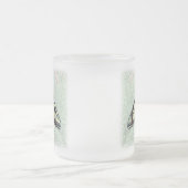 Tiger-Frack-Schmetterling auf Turks Höllenlilie Mattglastasse (Mittel)