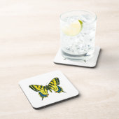 Tiger-Frack-Schmetterling Getränkeuntersetzer (Rechte Seite)