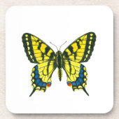 Tiger-Frack-Schmetterling Getränkeuntersetzer (Vorderseite)