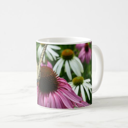 Tiger Frack Schmetterling Kaffeemaschine Tasse (VorderseiteRechts)