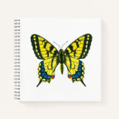 Tiger-Frack-Schmetterling Notizblock (Vorderseite)
