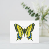 Tiger-Frack-Schmetterling Postkarte (Stehend Vorderseite)