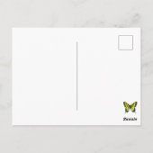 Tiger-Frack-Schmetterling Postkarte (Rückseite)