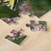 Tiger-Frack-Schmetterlinge auf Joe Pye Weed Puzzle (Seite)