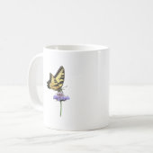 Tiger-Frack über Aster Kaffeetasse (Vorderseite Links)