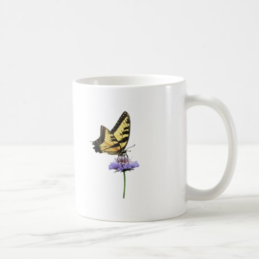Tiger-Frack über Aster Kaffeetasse (Rechts)