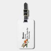 Tiger-Frack zu Lantanas Gepäckanhänger (Vorderseite vertikal)