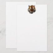 Tiger-Fraktal Briefpapier (Vorne/Hinten)