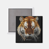 Tiger-Fraktal Magnet (Vorderseite/Rückseite)
