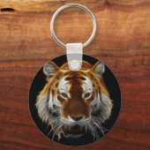 Tiger-Fraktal Schlüsselanhänger (Vorderseite)